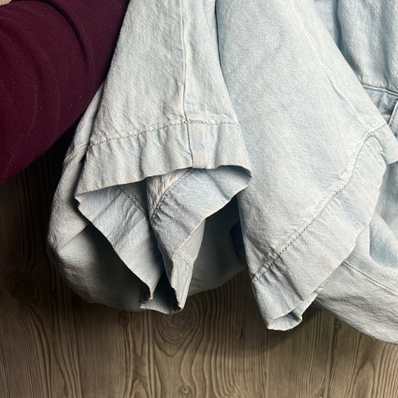 Rag & Bone Denim Jumpsuit Light Wash Belted Size Large - Picture 8 of 13